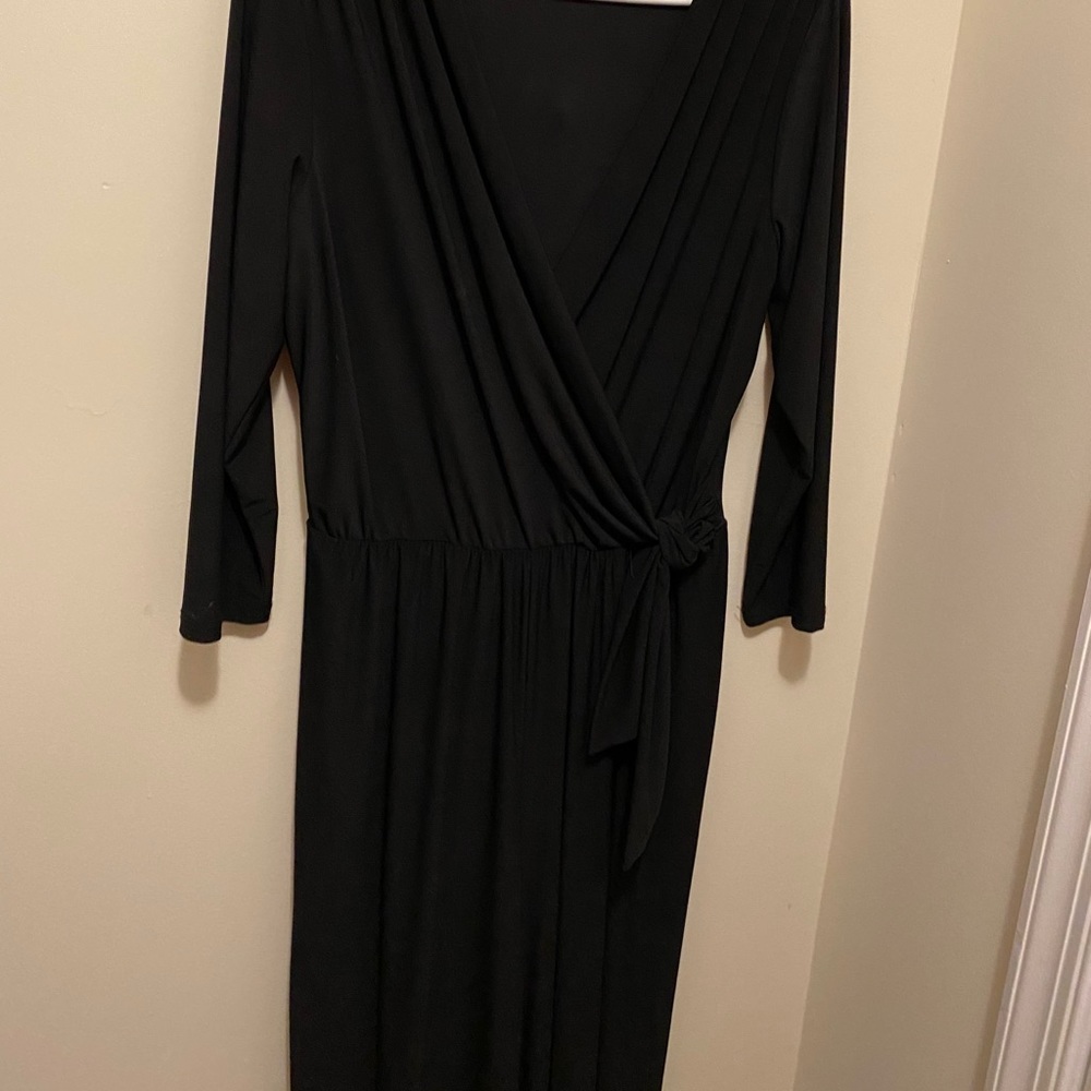 Wrap Jumpsuit, black